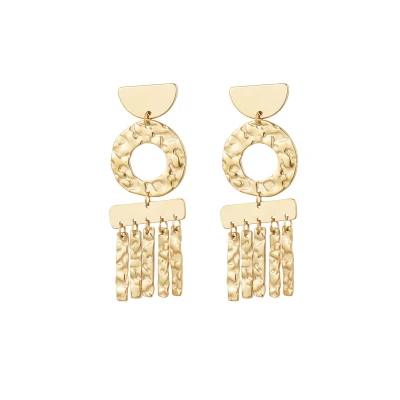 Afbeelding van Bijoutheek Oorknoppen Statement Earrings Decoration Goud