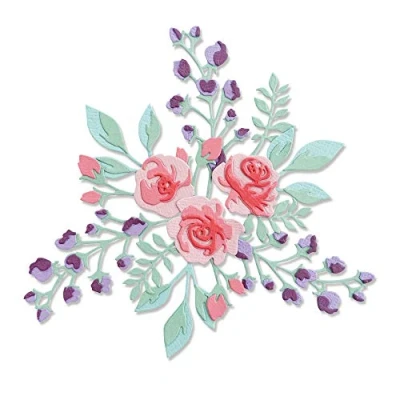 Afbeelding van Sizzix Thinlits Die Set 7PK Floral Layers #2 665083 Jen Long Philipsen (01 21)