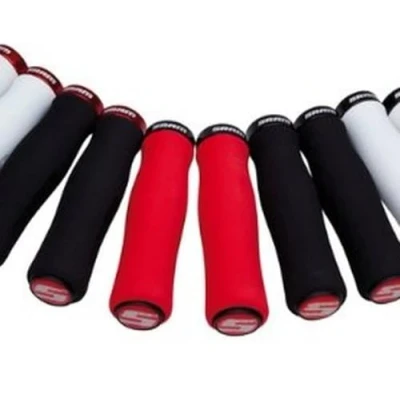 Afbeelding van Sram MTB Sluitgrepen Contour Foam met Enkele Rode Klem en Eindpluggen 129 mm Zwart