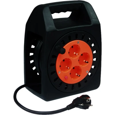 Afbeelding van Kabelhaspel 3 x 1,5mm2 / 4 voudig 15m IP20