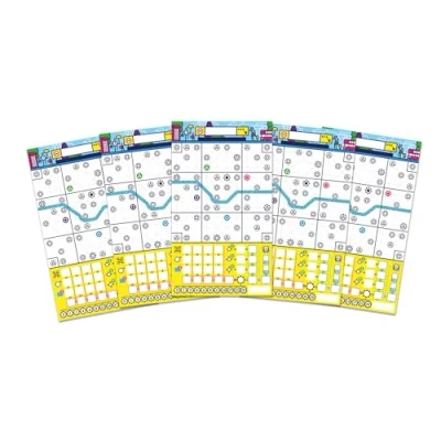 Afbeelding van HCM Kinzel Next Station London reserve blokken Set van 5 Flip en Write Extra stadsplannen voor onbeperkt speelplezier