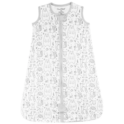 Afbeelding van Mama Cheetah Babyslaapzak 1.0 TOG, biologisch katoenen babydeken, slaapzak met 2 weg rits, het hele jaar door babyslaapzak, dieren, X Large (18 24 maanden), 1 pack