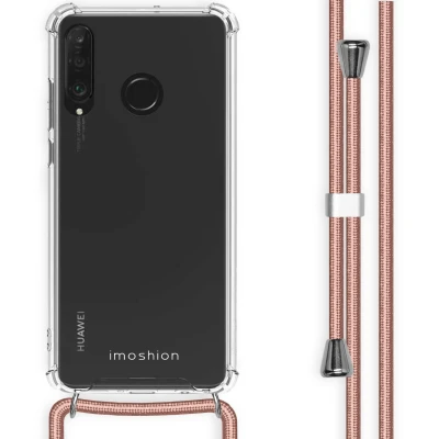 Afbeelding van Huawei P30 Lite Hoesje Kunststof iMoshion Hardcase/Koordhoesje/Backcover Transparant Telefoonhoesje