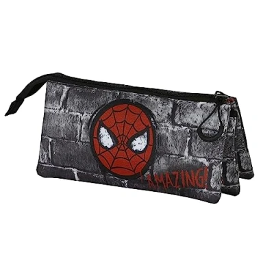 Afbeelding van Spiderman Amazing 2.0 FAN Triple Etui, Veelkleurig, Meerkleurig, Eén maat, Etui Geweldig