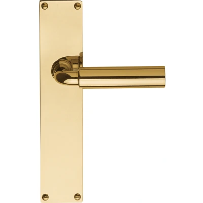 Afbeelding van Formani Deurkruk TIMELESS 1923MPSFC op schild blind messing ongelakt