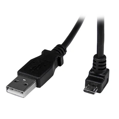 Afbeelding van StarTech.com 2 m micro USB kabel A naar B met neerwaartse hoek