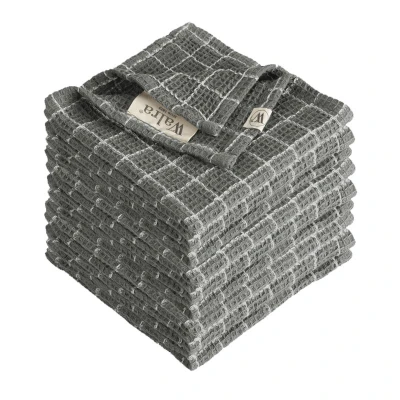 Afbeelding van Walra Vaatdoek Dry With Cubes Off Black 9 Stuks