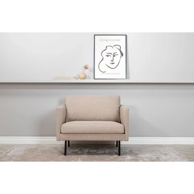 Afbeelding van Svea Sika fauteuil beige Stof