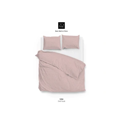 Afbeelding van Dekbedovertrek Zo!Home Lino Shell Nude