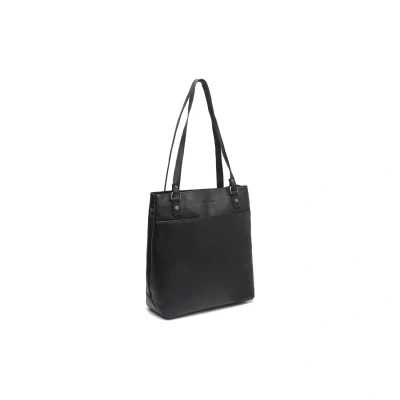 Afbeelding van The Chesterfield Brand Leren Shopper Zwart Raynor