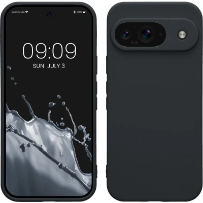 Afbeelding van kwmobile telefoonhoesje compatibel met Google Pixel 9 hoesje Case voor smartphone Van TPU In bosbesblauw