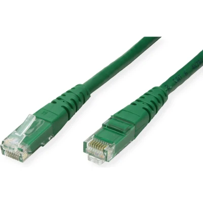 Afbeelding van Netwerkkabel Cat6 U/UTP 0.5 meter (100% koper, Groen)