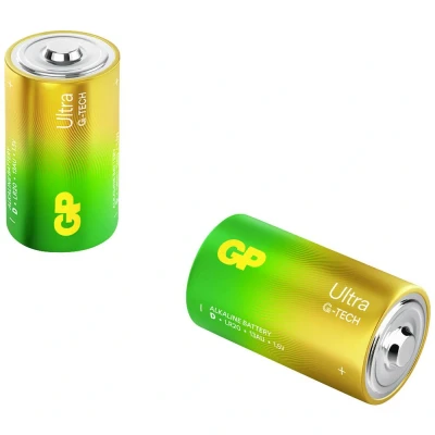 Afbeelding van GP Ultra D batterij (mono) Alkaline 1.5 V 2 stuk(s)