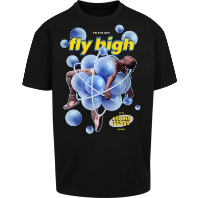 Afbeelding van Upscale by Mister TEE Bubblles Oversize Tshirt print, Heren, Maat: XXL, Black