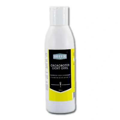 Afbeelding van BrandNewCake Cacaoboter Gekleurd Licht Geel 100ml