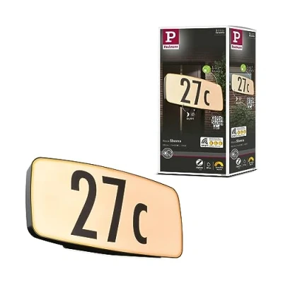 Afbeelding van Paulmann Sheera IP44 ZB 94507 Buitenlamp (wand) LED 6.5 W Antraciet