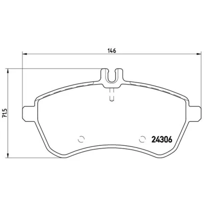 Afbeelding van Brembo Remblokset P 50 067
