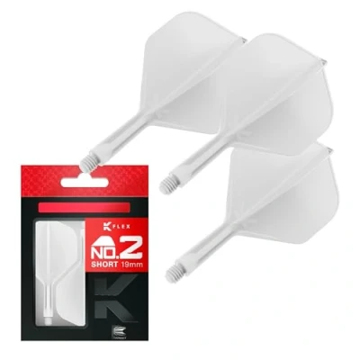 Afbeelding van TARGET K FLEX WHITE NO2 DART FLIGHTS SHORT