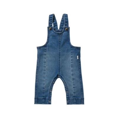 Afbeelding van Noppies Jongen Tuinbroek Bacliff Light Aged Blue 62