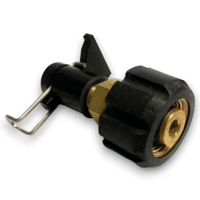 Afbeelding van M&amp;M Smartek Hogedrukadapter voor slangstekker/converter hogedrukreiniger, compatibel met/zoals Kärcher, Black &amp; Decker, Nilfisk, Stihl G1/4 inch of met M22 IG (optie D Nilfisk en IG)