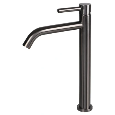 Afbeelding van Differnz hoge wastafelkraan met hendel gunmetal