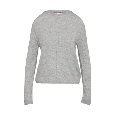 Afbeelding van QS Trui, Dames, Maat: Large, Grau meliert