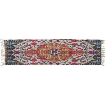 Afbeelding van Tapijt DKD Home Decor Katoen Multicolour Chenille (60 x 240 1 cm)