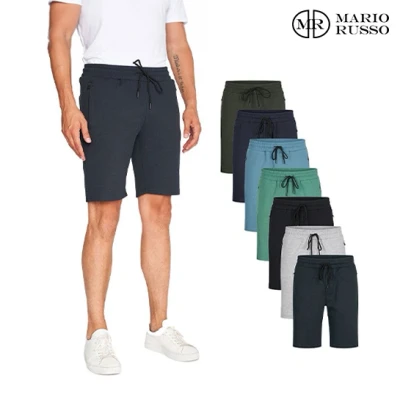 Afbeelding van Mario Russo Shorts Pique Short Grijs Maat XL