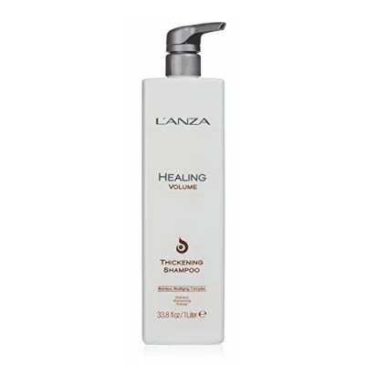 Afbeelding van L’ANZA Healing Volume Verdikkende Shampoo Glans, Volume, Dik Haar, Voor Fijn Steil Bamboe, Keratine (1 L)