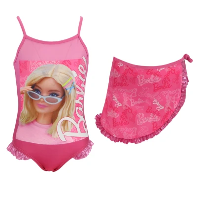 Afbeelding van Barbie Badpak + Sarong Maat 5/6 Jaar 8721122785683