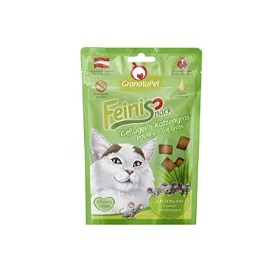 Afbeelding van 50g Feinis Gevogelte &amp; Kattengras Granatapet Kattensnacks