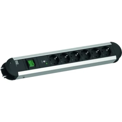 Afbeelding van BACHMANN PRIMO 6xCEE7/3 1xSPD Plus 1xSchalter 2m CEE7/7