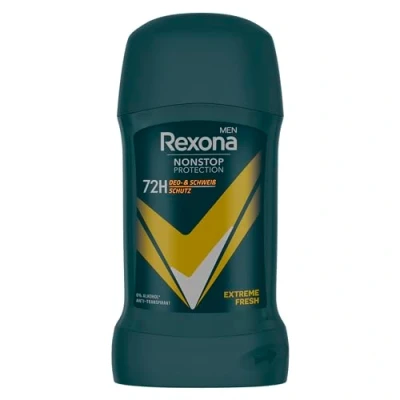 Afbeelding van Rexona Men Extreme Fresh Nonstop Protection deostick met 72 uur bescherming tegen zweet en lichaamsgeur, 50 ml