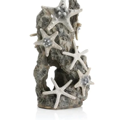Afbeelding van OASE biOrb Zeesternrotsen Ornament Aquariumdecoratie in de vorm van stenen rotsen, accessoire voor aquariumbekken, grijs