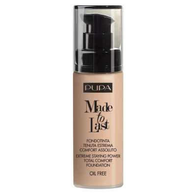 Afbeelding van Pupa Made To Last Foundation 020 Light Beige 5% korting code PUPA5