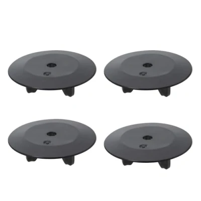 Afbeelding van LT Easiyl 4 stks 55mm Gootsteen Afdichting Rubber Pakking Vervanging Afvoer Seal Compatibel met IKEA Altant Domsjö Aanrecht Accessoires Zwart
