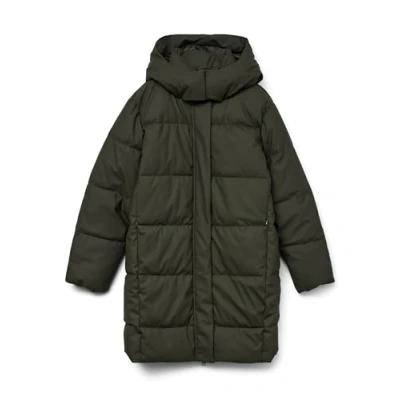 Afbeelding van VERO MODA Vmgretakylie Coated Coat Noos mantel voor dames, turf, L