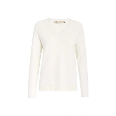 Afbeelding van Peppercorn Pctana Trui, Dames, Maat: Small, Cloud dancer