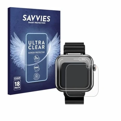 Afbeelding van Savvies (18 Stuks) Schermbeschermer voor Vtech Kidizoom Smartwatch MAX Screen Protector Ultra Transparant