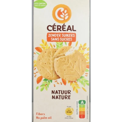 Afbeelding van 6x Céréal Zandkoekjes Natuur Suikervrij 132 gr
