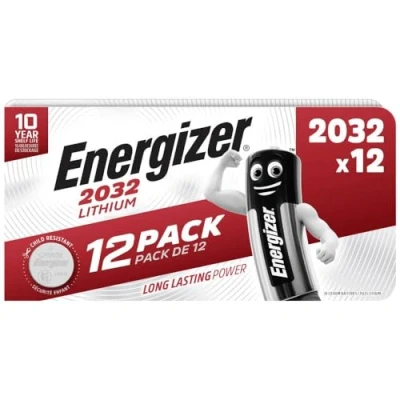 Afbeelding van Batterij Energizer knoopcel 12xCR2032 lithium