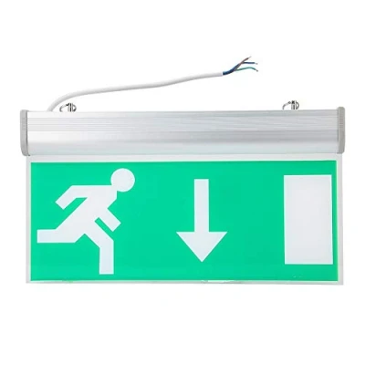 Afbeelding van LED Nooduitgang teken Licht, Veiligheidsontsnapping Evacuatie Indicator licht Hoge helderheid Uitgang/noodwaarschuwing paneel uitgang verlichting Detectiefouts uitval