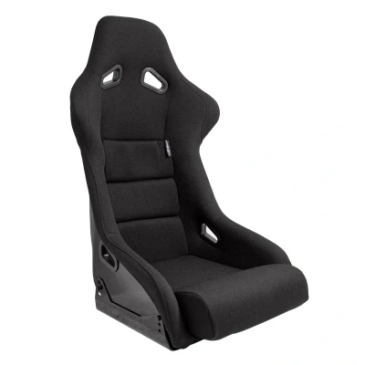Afbeelding van AutoStyle Sportstoel &#039;BS1&#039; Zwart Vaste polyester rugleuning incl. sledes