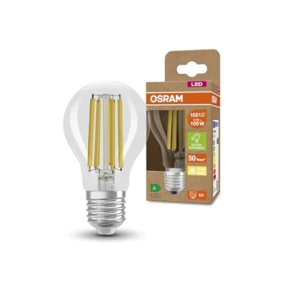 Afbeelding van Osram LED lamp Classic A 100 filament helder E27 7,2W energielabel