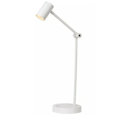 Afbeelding van Lucide TIPIK Oplaadbare Tafellamp Accu/Batterij LED Dimb. 1x3W 2700K 3 StepDim Wit