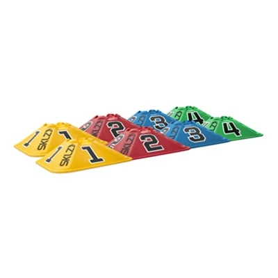 Afbeelding van SKLZ Reactive Agility Cones Snelheidstraining Coördinatie, Behendigheid en Reactietijd Verbeteren Atletische Intelligentie Exclusieve Online Content Inbegrepen Cardio