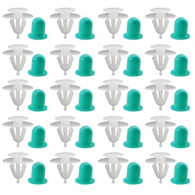 Afbeelding van 50 Stks Auto Deurpaneel Moulding Trim Strip Clips 191853585A Side &amp; Wielboog Compatibel Met Golf MK II III Passat Jetta