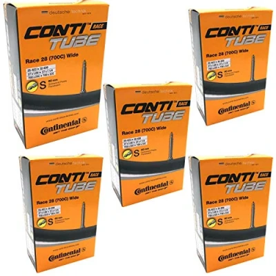 Afbeelding van Continental Unisex Race Tube Wide 28&quot; S60 Re [25 622 &gt;32 630] binnenslang packs, zwart, 700 x 25 32c