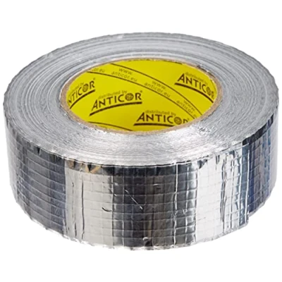Afbeelding van Aluminium plakband met netversterkt, 48 mm x 50 m, ventilatie en airconditioning