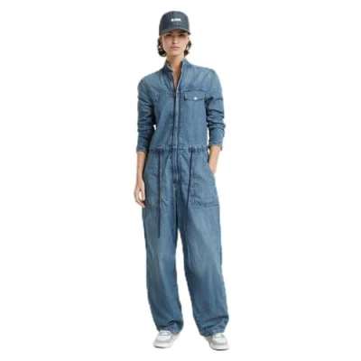 Afbeelding van G Star RAW Cocoon jumpsuit met lange mouwen, blauw (faded bora wind D25300 D777 G794), S